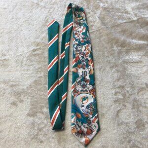ORIGINAL Ralph Marlin Vintage 1990's CFL Miami Dolphins Tie